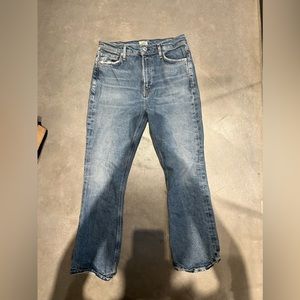 citizens of humanity Demy cropped flare jeans
